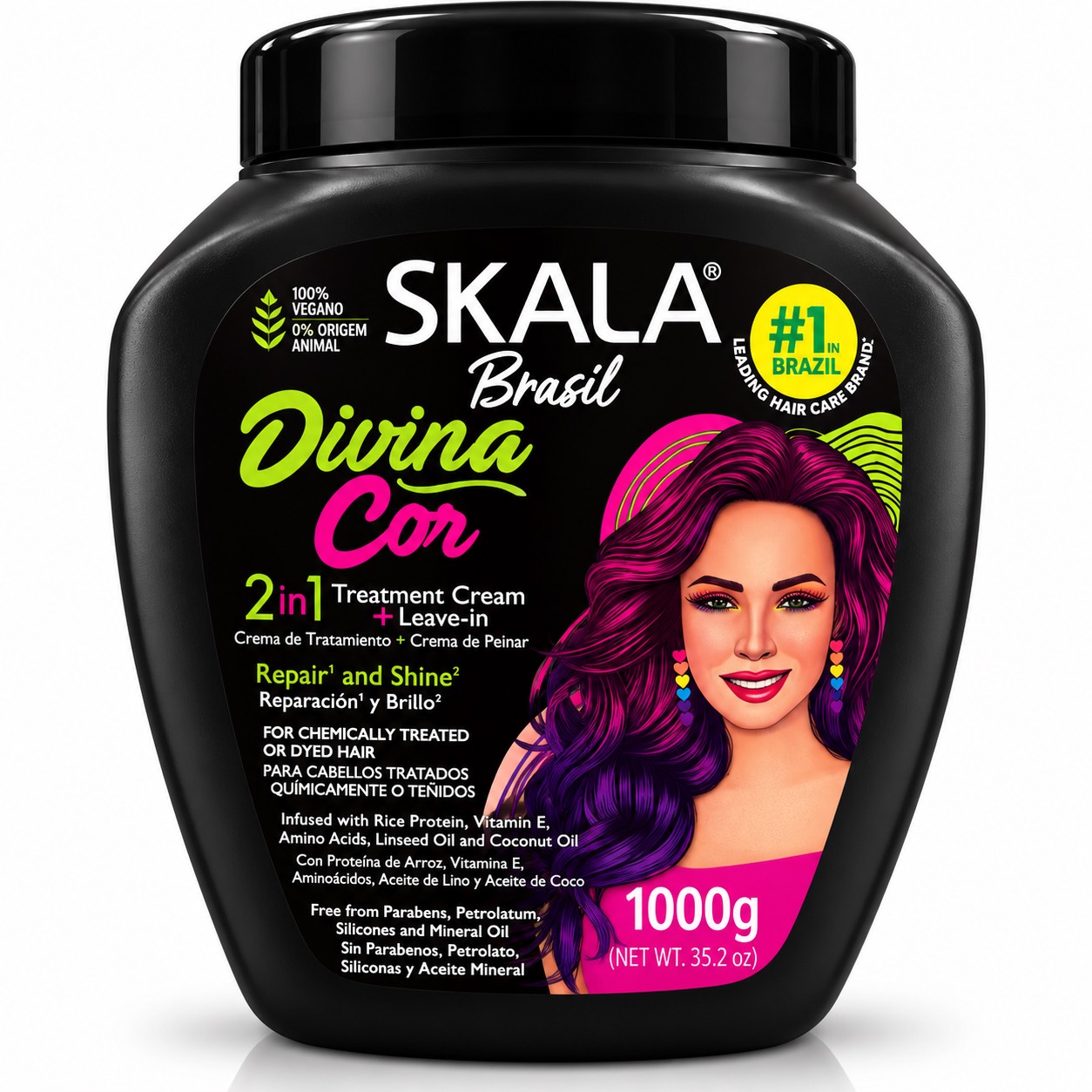 ماسک وکرم موی 2در 1 اسکالا 1000میل اصلی